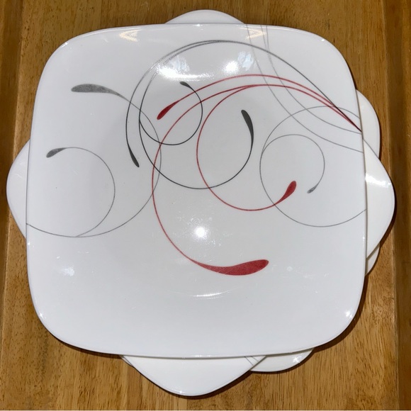 Corelle Splendor square 4 pcs dinner plates NO BUNDLE - Picture 3 of 4